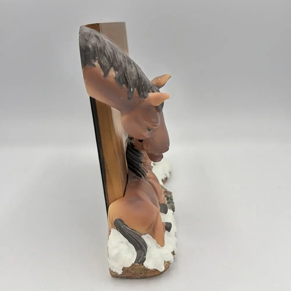 Popular 3.5x 5 3-D Christmas Horse Resin Photo Frame Western Cowboy Tabletop